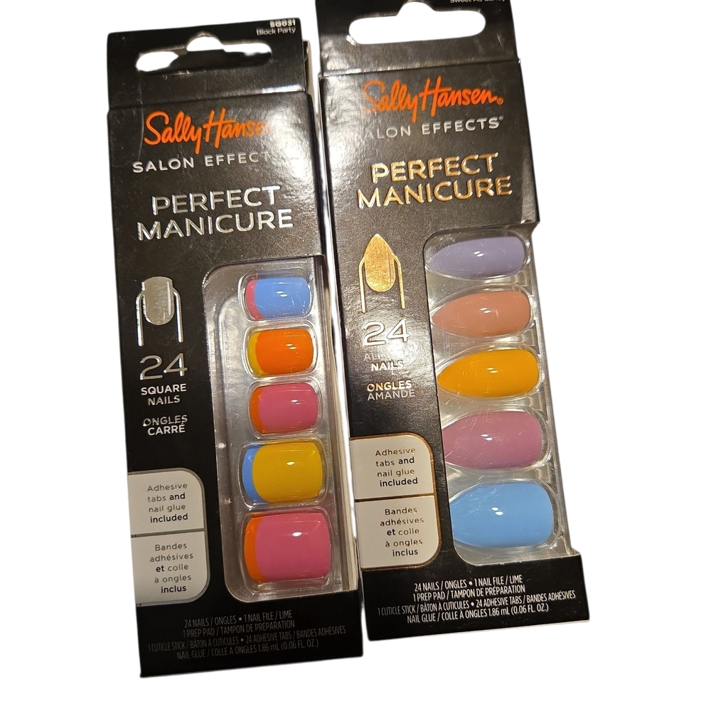 Sally Hansen Salon Effects Perfect Manicure Press-On Nails - Multicolor